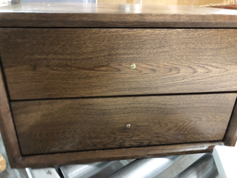 Photo 3 of ***MISSING PART - SEE COMMENTS***
Cttasty Midcentury Modern Nightstand, Solid Wood Bedside Tables with Drawer, 17.72" L x 13.78" W x 23.63" H, (Walnut)