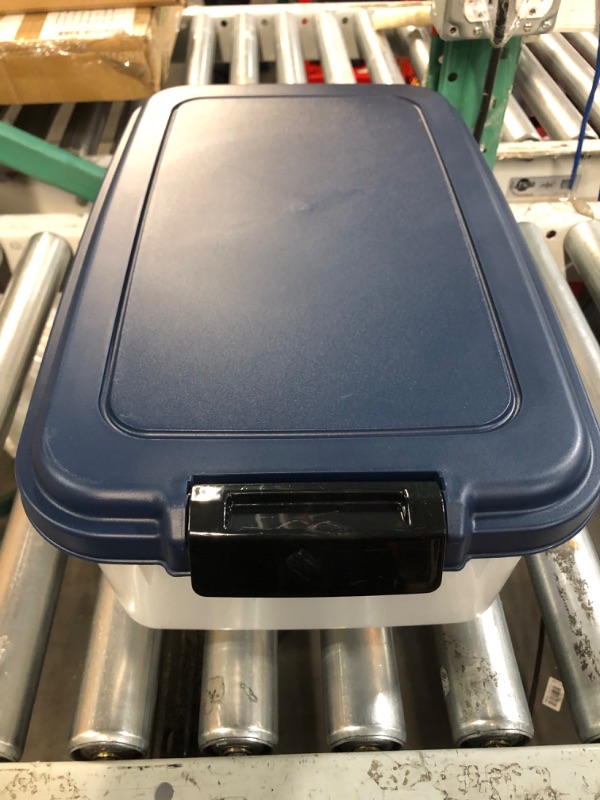Photo 1 of **PARTS ONLY**
IRIS USA 3-Piece 42 Lbs / 57.5 Qt WeatherPro Airtight Pet Food Storage Container Combo 