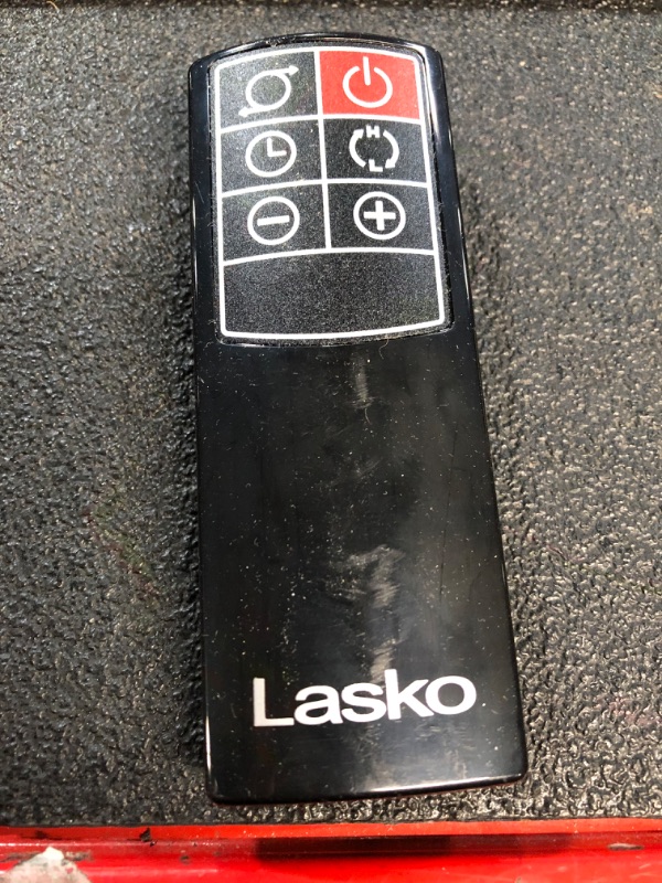 Photo 4 of Lasko 1500W Digital Ceramic Space Heater with Remote, 755320, Silver