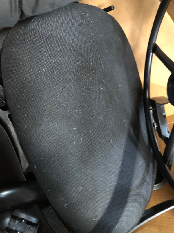 Photo 6 of SMUG Office Computer Gaming Desk Chair, Ergonomic Mid-Back Mesh Rolling Work Black