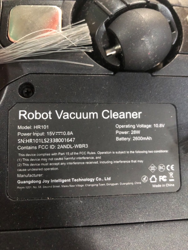 Photo 4 of **NON REFUNDABLE NO RETURNS SOLD AS IS**
 **PARTS ONLY****PARTS ONLY**Robot Vacuum and Mop Combo, 3 in 1 Mopping Robotic Vacuum with Schedule, Black