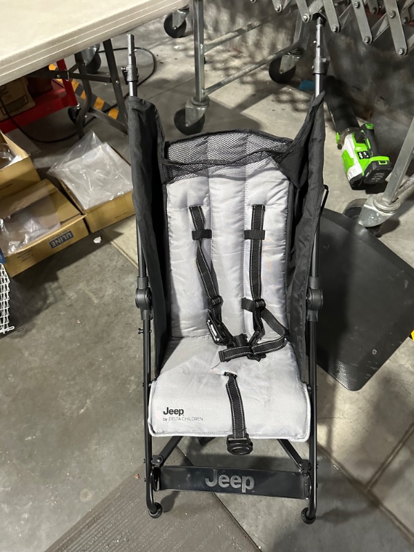 Photo 1 of ***MANUFACTURED: AUGUST 2023 ***  Jeep AdventureGlyde Stroller by Delta Children - Black/Grey