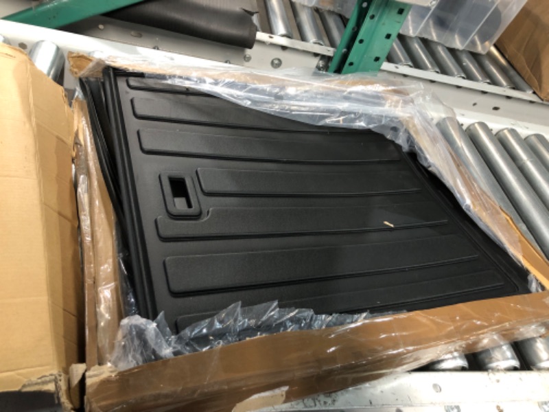 Photo 3 of Hansshow Tesla Model Y Floor mats All-Weather Non-Slip and Waterproof Customized Full-Cover Floor mats, Cargo Linings, Rear Cargo pallets, Luggage Sets (2020-2023) 3D floor mat Model Y Floor Mats