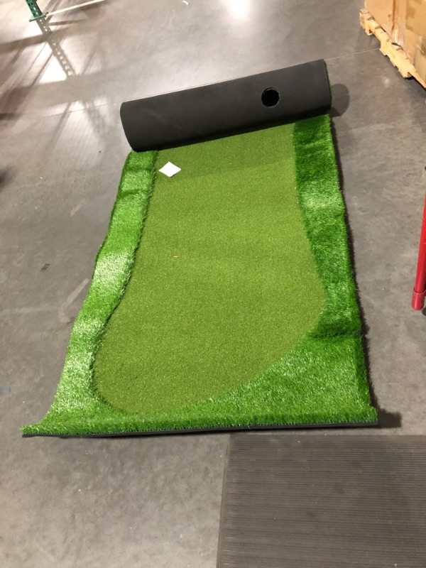 Photo 2 of (SIMILAR TO STOCK PHOTO) JEF WORLD OF GOLF Professional Large Realistic Putting Training Mat 4 x 10