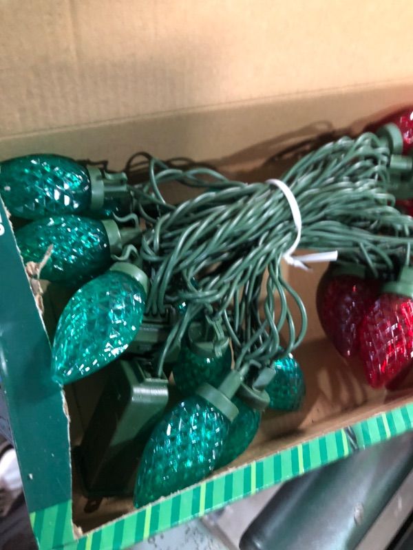 Photo 2 of Holiday Living 25-Count 12-ft Red/Green LED Plug-In Christmas String Lights
