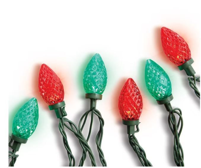 Photo 1 of Holiday Living 25-Count 12-ft Red/Green LED Plug-In Christmas String Lights
