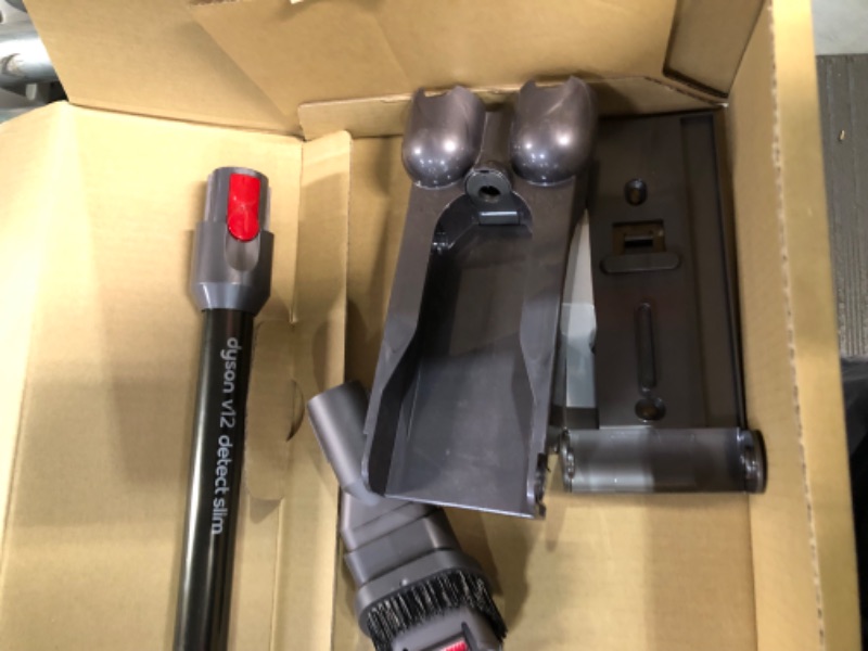 Photo 1 of Dyson V12 Detect Slim Origin Cordless Vacuum Cleaner, Yellow/Iron, Large