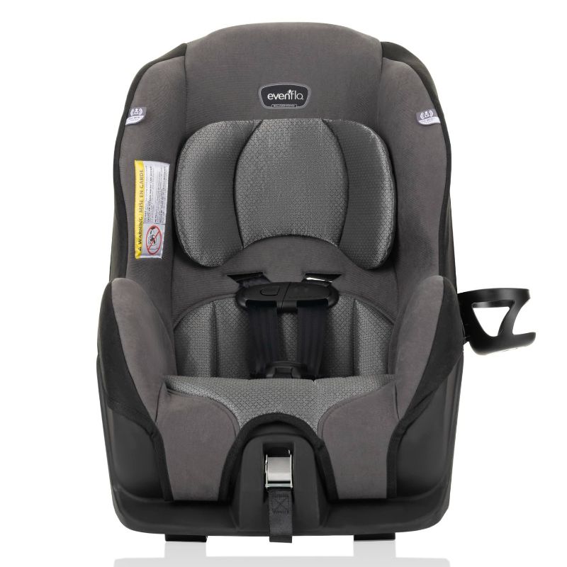 Photo 1 of (READ NOTES) EVENFLO TRIBUTE LX 2-IN-1 LIGHTWEIGHT CONVERTABLE CAR SEAT, TRAVEL FRIENDLY (GREY)