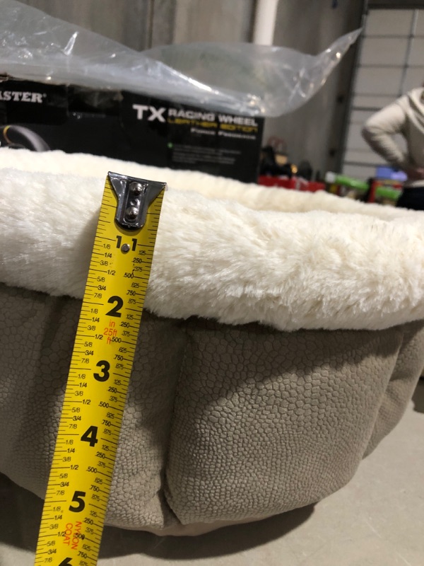 Photo 1 of * used * see images * 
Best Friends by Sheri Cuddle Cup Ilan Cozy Microfiber Cat and Dog Bed in Standard Wheat Bed - Standard Wheat