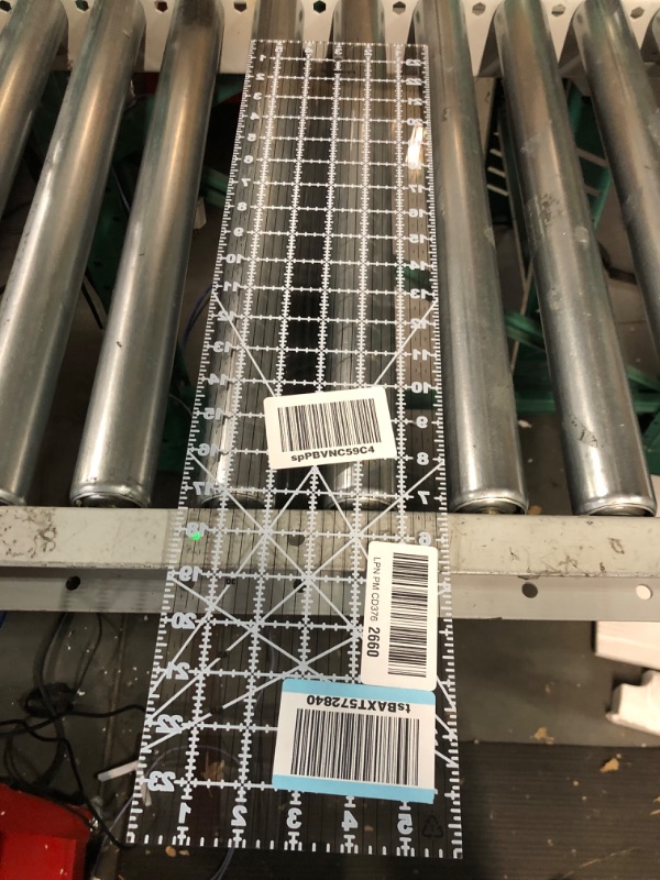 Photo 1 of Fiskars Acrylic Ruler, 6x24 Inch