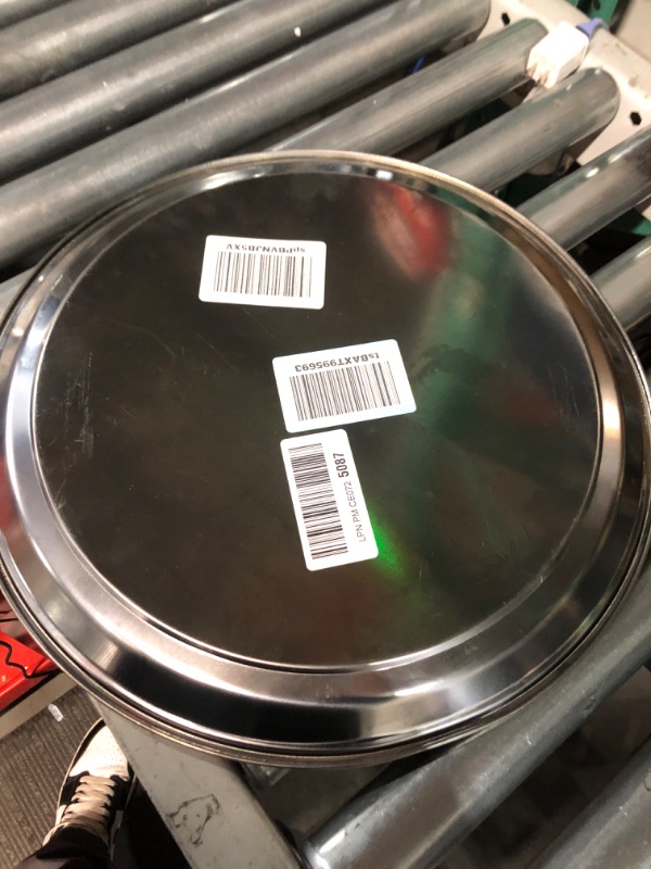 Photo 2 of American Metalcraft HATP24 Wide Rim Pan, Heavy Weight, 14 Gauge Thickness, Aluminum, 24" Dia.