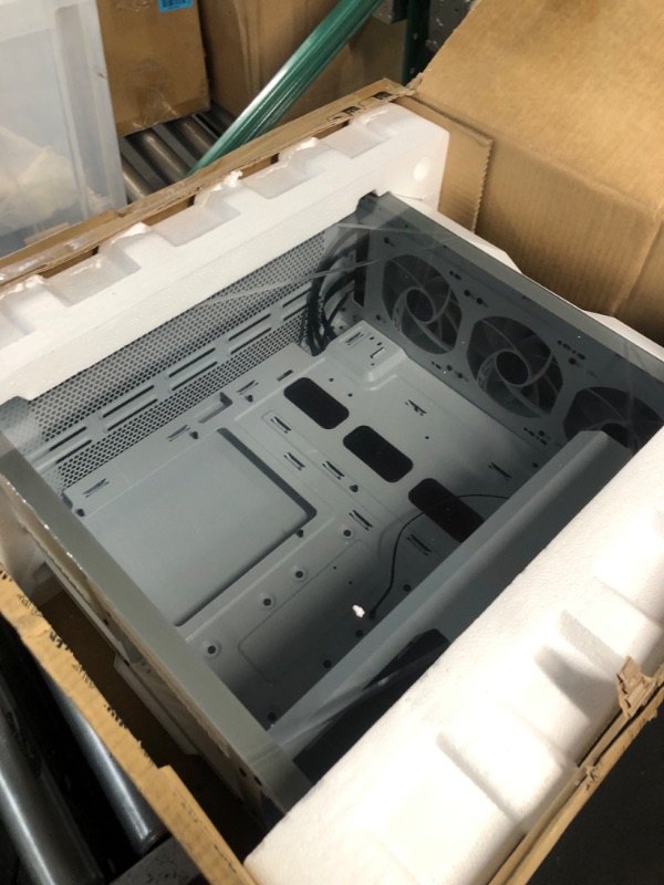 Photo 1 of Cooler Master MasterBox TD500 Mesh White Airflow ATX Mid-Tower with Polygonal Mesh Front Panel, Crystalline Tempered Glass, E-ATX up to 10.5", Three 120mm ARGB Lighting Fans