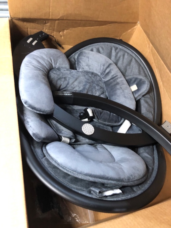 Photo 4 of Baby Swings for Infants, BabyBond Bluetooth Infant Swing with Music Speaker with 3 Seat Positions, 5 Point Harness Belt, 5 Speeds and Remote Control - Portable Baby Swing for Indoor and Outdoor Baby Swing with mosquito nets