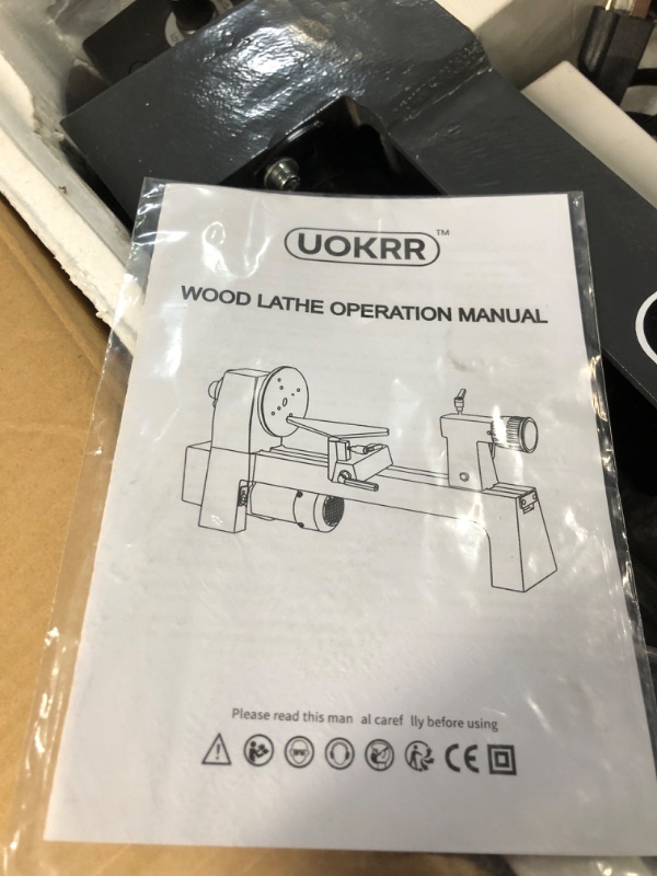 Photo 5 of ***NOT FUNCTIONAL - FOR PARTS - NONREFUNDABLE - SEE COMMENTS***
UOKRR Benchtop Wood Lathe 10" x 18" Wood Lathe Machine 5 Variable Speeds