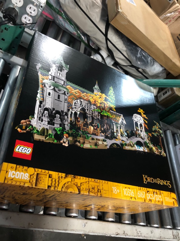 Photo 3 of *SEE NOTES* LEGO Icons The Lord of The Rings: Rivendell 10316 Building Model Kit for Adults, Construct and Display a Middle-Earth Valley with 15 Minifigures