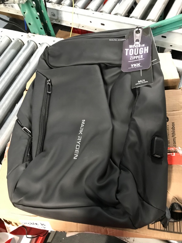 Photo 2 of MARK RYDEN Water-proof Business laptop Backpack Fits 17.3'' Laptop&Chest Bag Slim Crossbody Bag Waterproof Cycling Travel Daypack