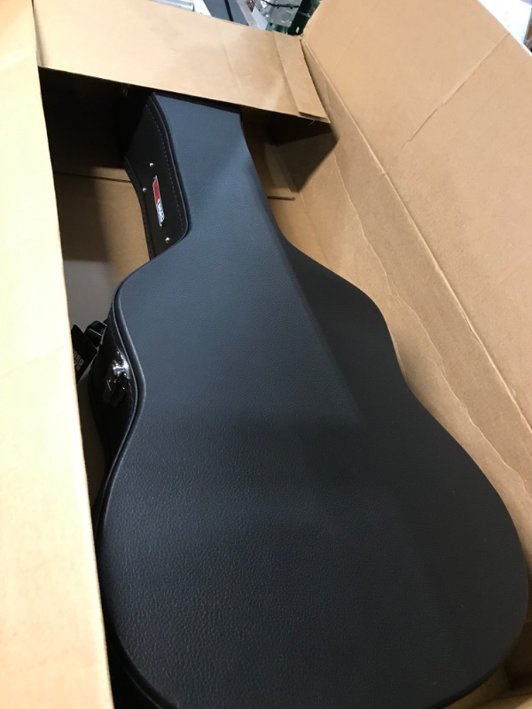 Photo 1 of Gator Cases Hard-Shell Wood Case for 6 or 12 String Acoustic Dreadnought Guitars (GWE-DREAD 12) & D'Addario EPS510 ProSteels Electric Guitar Strings, Regular Light, 10-46