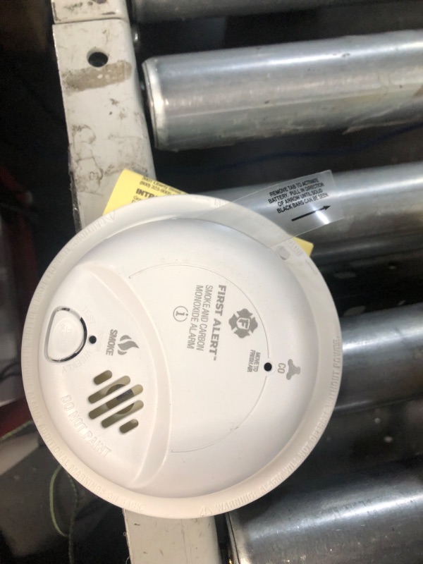 Photo 3 of BRK Hardwired Smoke and Carbon Monoxide Combination Detector with 10-Year Lithium Battery Backup