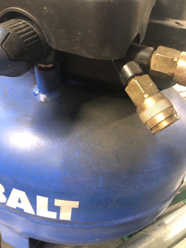 Photo 3 of *SEE NOTES* Kobalt 6-Gallons Portable 150 PSI Pancake Air Compressor----PARTS ONLY