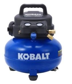 Photo 1 of *SEE NOTES* Kobalt 6-Gallons Portable 150 PSI Pancake Air Compressor----PARTS ONLY