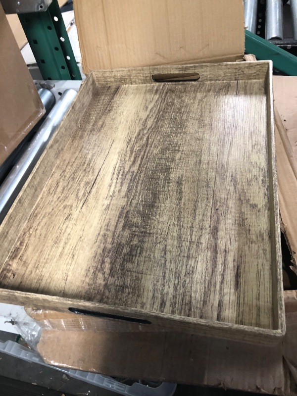 Photo 1 of **STOCK IMAGE IS A REFERENCE ONLY**   Serving Tray with Handles 