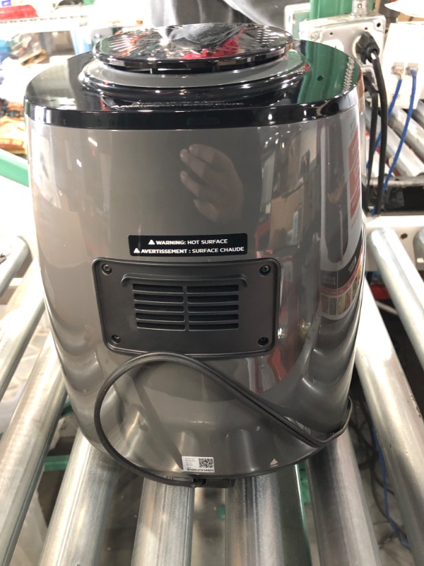 Photo 3 of Ninja AF101 Air Fryer that Crisps, Roasts, Reheats, & Dehydrates, for Quick, Easy Meals, 4 Quart Capacity, & High Gloss Finish, Black/Grey 4 Quarts