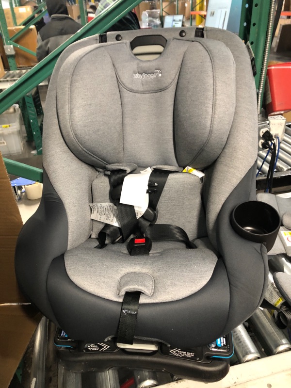 Photo 2 of Baby Jogger City Turn Rotating Convertible Car Seat | Unique Turning Car Seat Rotates for Easy in and Out, Phantom Grey