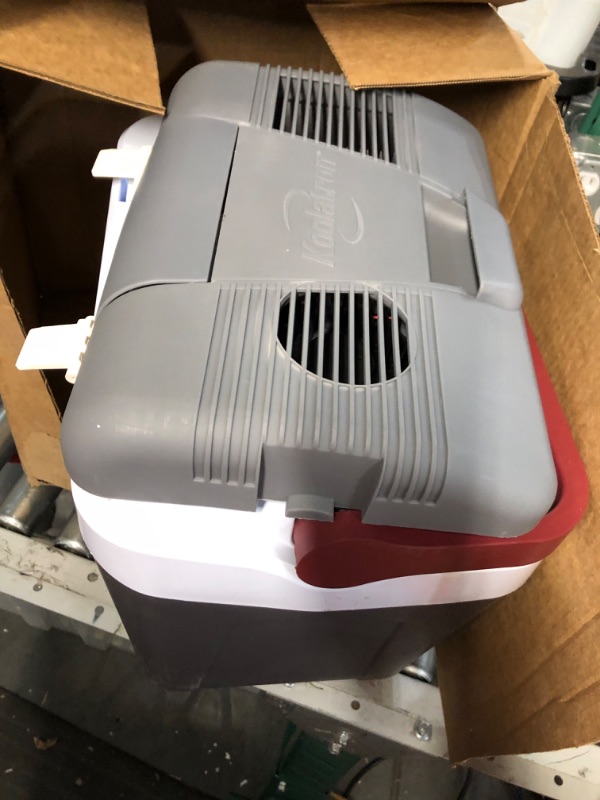 Photo 2 of ***HINGE AND HANDLE BROKEN***
Koolatron Thermoelectric Iceless 12V Cooler 25 L (26 qt), Electric Portable Car Fridge