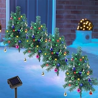 Photo 4 of  Christmas Trees Outdoor, 18 Inch Decorative Lighted Xmas Tree with Garden Stake, 