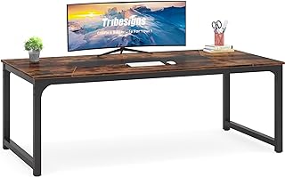 Photo 3 of Tribesigns Modern Computer Desk, 78.7 x 39.4 inch X Large Executive Office Desk 