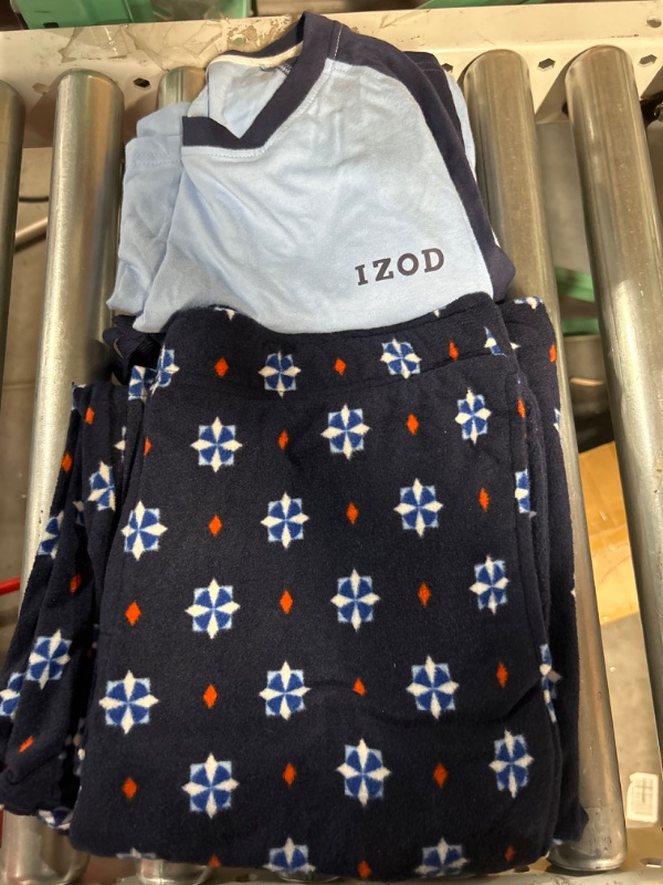 Photo 1 of 2pcs izod mens pajama set size l-