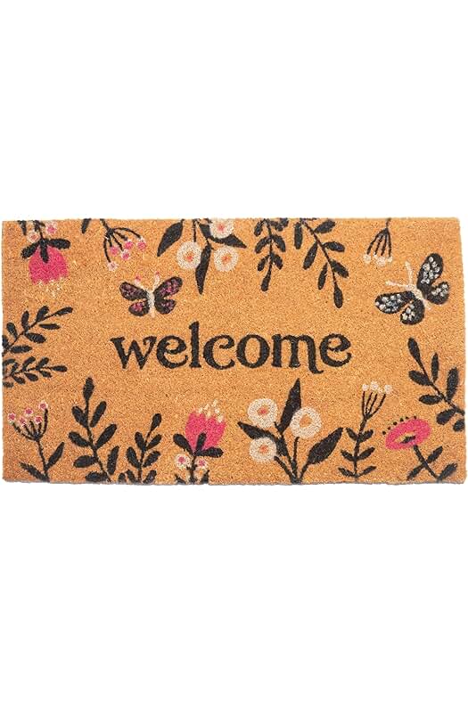 Photo 1 of Coir Door Mat, Entryway Floor Mats with Non-Slip 