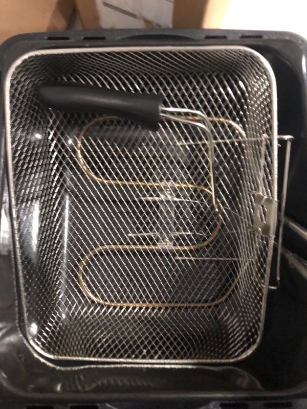 Photo 5 of **MISSING POWER CORD**
Chefman Deep Fryer with Basket Strainer, 4.5 Liter 