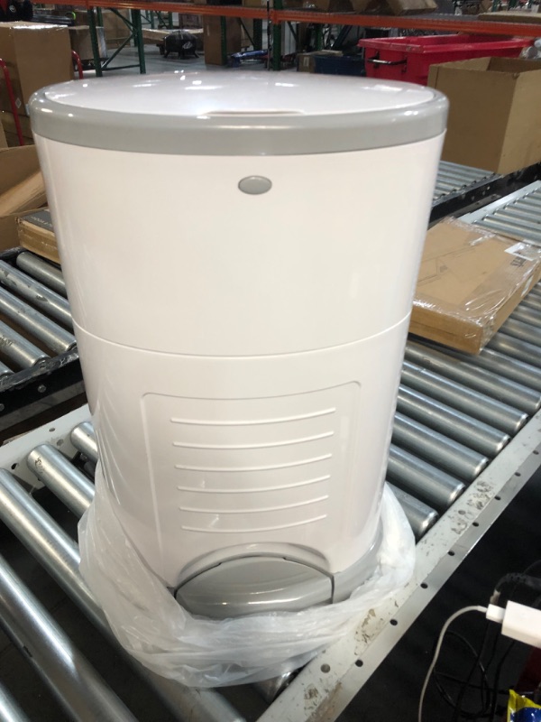 Photo 3 of Dekor Plus Hands Free Diaper Pail - White