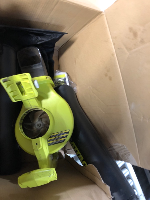 Photo 2 of * important * see clerk notes *
RYOBI 40-Volt Lithium-Ion Cordless Battery Leaf Vacuum/Mulcher (Tool Only)