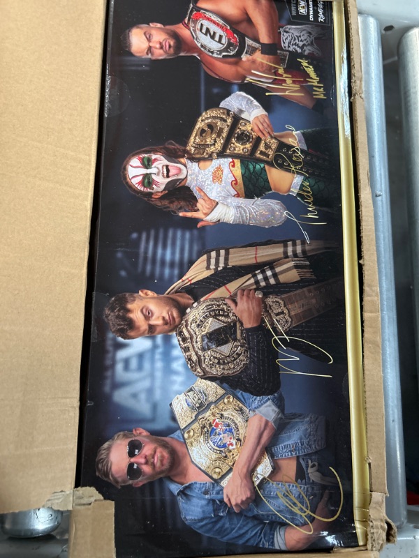 Photo 2 of All Elite Wrestling AEW Unrivaled Champion 4 Pack - Four 6-Inch Figures with Title Belts and Accessories - Amazon Exclusive