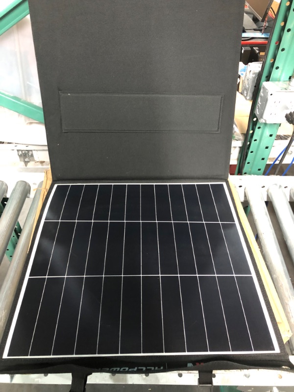 Photo 2 of **MISSING CONNECTORS***
ALLPOWERS SP026 Portable Solar Panel 60W, Waterproof IP67 Foldable Solar Panel Charger 