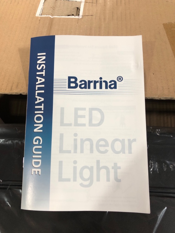 Photo 3 of Barrina LED Linear Light with Remote Control, 4FT 45W Seamless Connection Suspended Office Light,