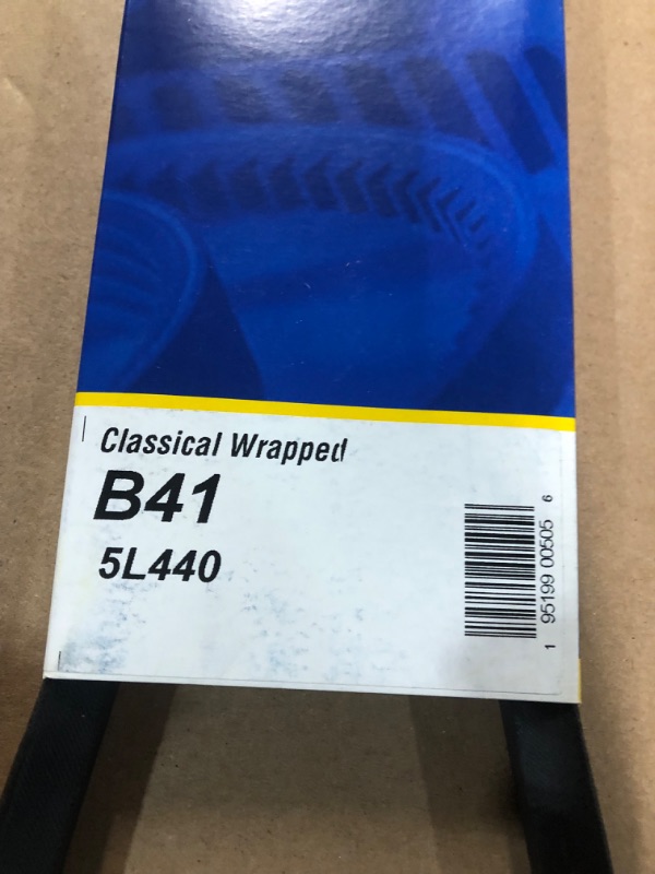 Photo 2 of Goodyear Belts B41 Classic Wrapped Industrial V-Belt, 44" Outside Circumference B41/5L440