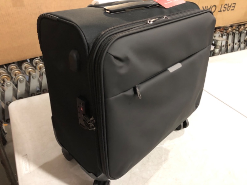 Photo 2 of ***USED - COVERED IN SCRATCHES***
Hanke 18 Inch Softside Airline Approved Carry On Luggage Suitcases with Wheels Lightweight