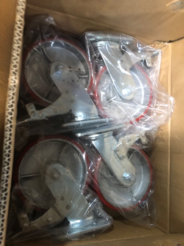 Photo 4 of Casters Set of 4 Heavy Duty 6 inch Caster Wheels