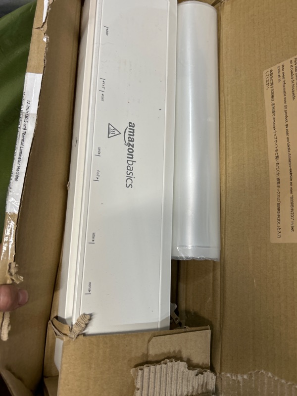 Photo 2 of Amazon Basics 12-Inch Thermal Laminator Machine 12-Inch Laminator