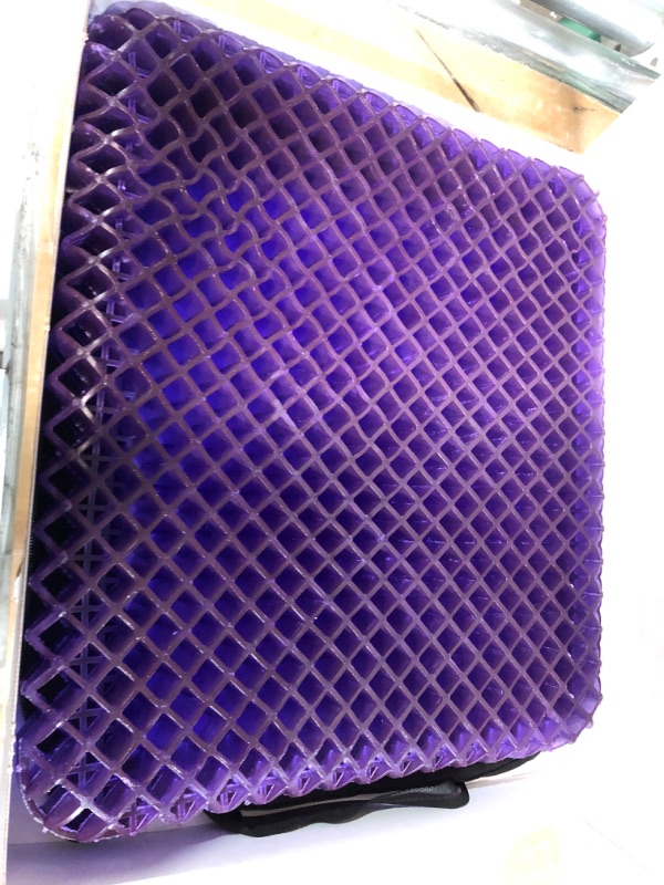 Photo 2 of Purple Royal Seat Cushion - Seat Cushion for The Car Or Office Chair - Temperature Neutral Grid