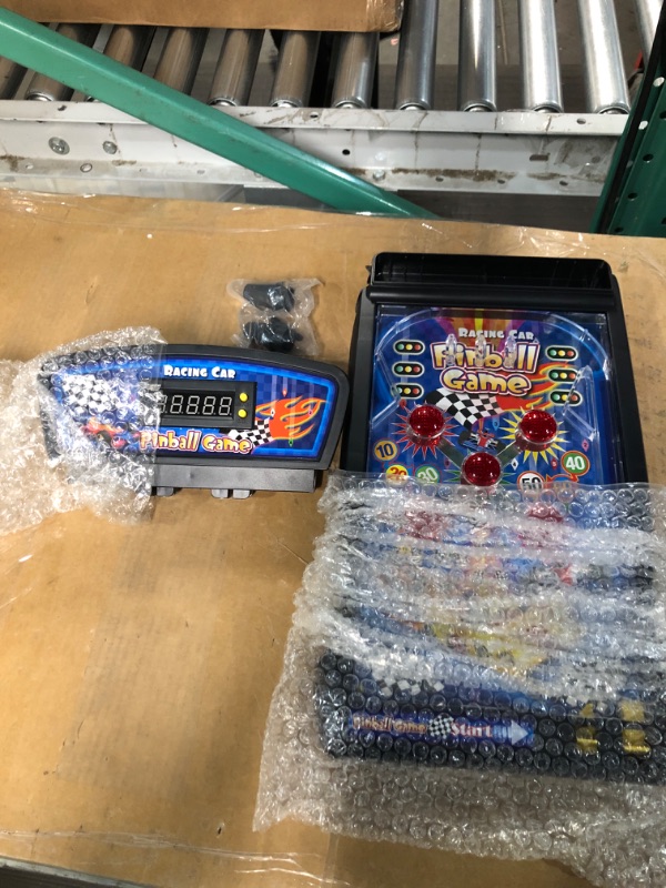 Photo 2 of **NONREFUNDABLE**FOR PARTS OR REPAIR**SEE NOTES**
Trisquirrel Pinball Machine, Electronic Tabletop Pinball Game 16.5 Inch with Lights & Sounds , LED Digital Scoreboard--Ideal for Family Fun