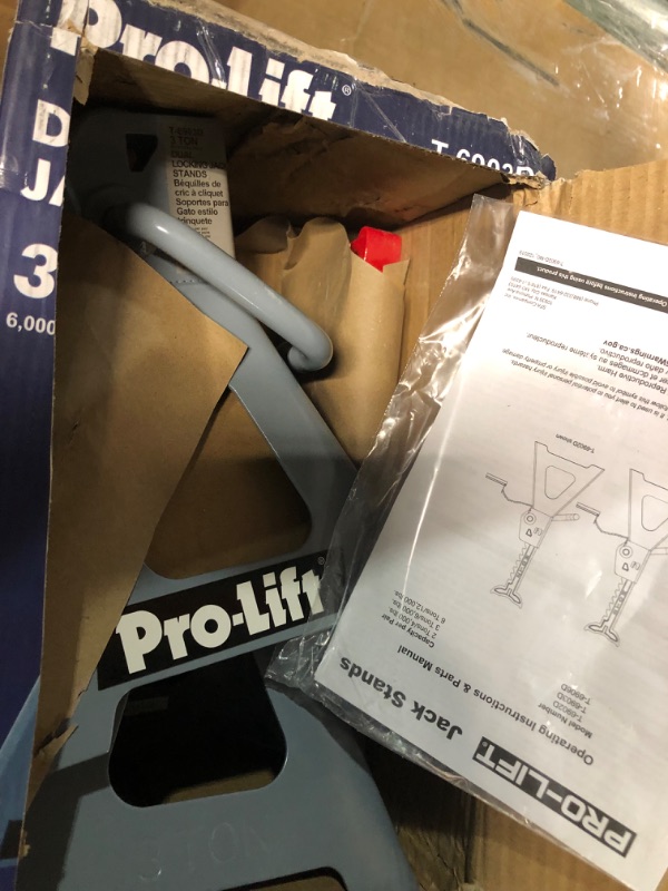 Photo 3 of Pro-LifT T-6903D Double Pin Jack Stands - 3 Ton Grey