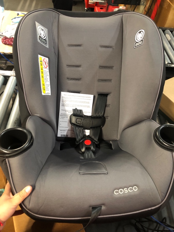 Photo 3 of Cosco Onlook 2-in-1 Convertible Car Seat, Rear-Facing 5-40 pounds and Forward-Facing 22-40 pounds and up to 43 inches, Black Arrows