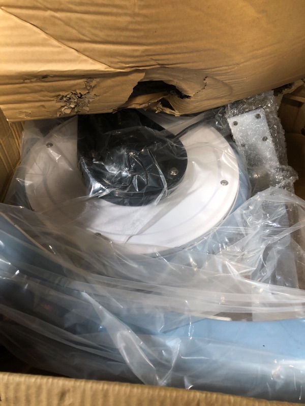 Photo 1 of LIMKOMES Rolling Stool with Removable Footrest Lab Salon Chair Height Adjustable 360° Swivel Stool for Dentist with Unique Backrest Design Blue?with Fixed Handrail?