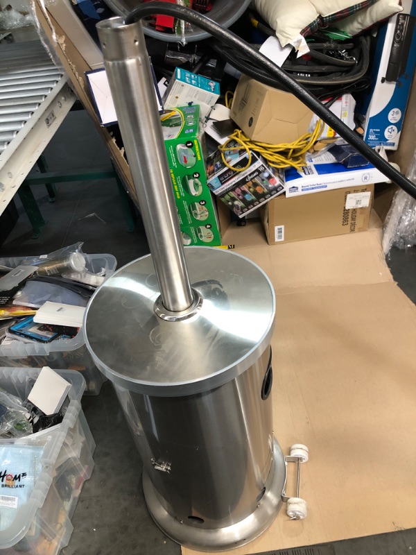 Photo 1 of ***USED - BURNT - UNABLE TO TEST - NO PACKAGING - SEE COMMENTS***
Outdoor Heater, Large, Fuel Powered, Silver