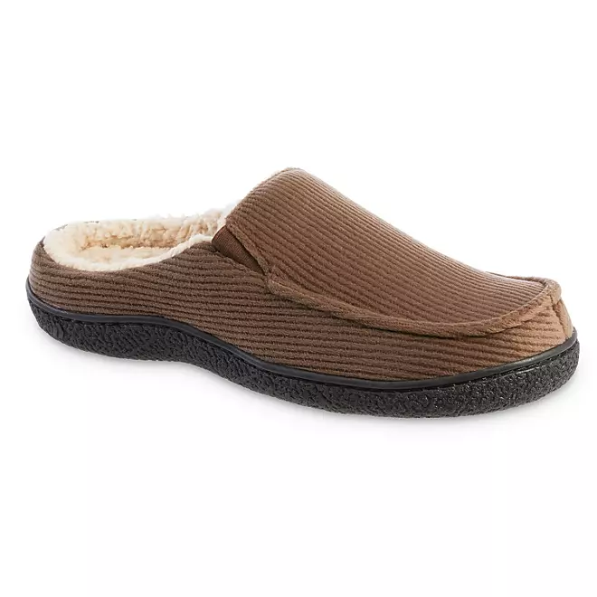 Photo 1 of Isotoner Men's Memory Foam Hoodback Comfort Slippers M
