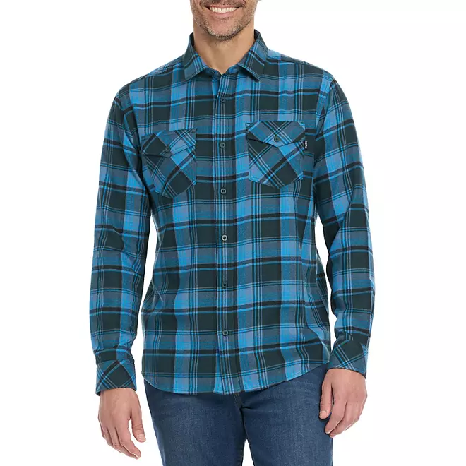 Photo 1 of Hurley Men's Brushed Flannel Long Sleeve Button Up Shirt xx LARGE
